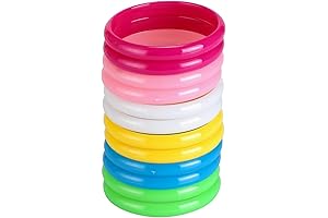 BinaryABC Plastic Bangle Bracelets: A Fashionable Statement for Every Occasion