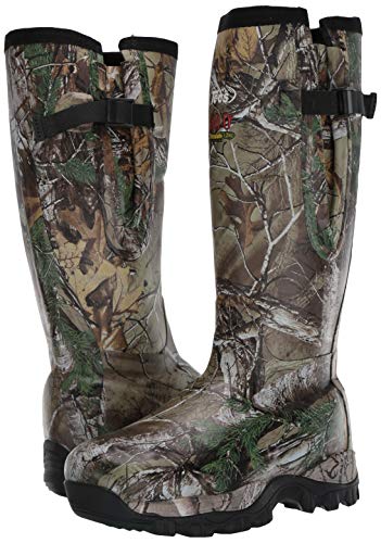 TECS Men's 17" Rubber Side Zip Boot (Camo, 10)
