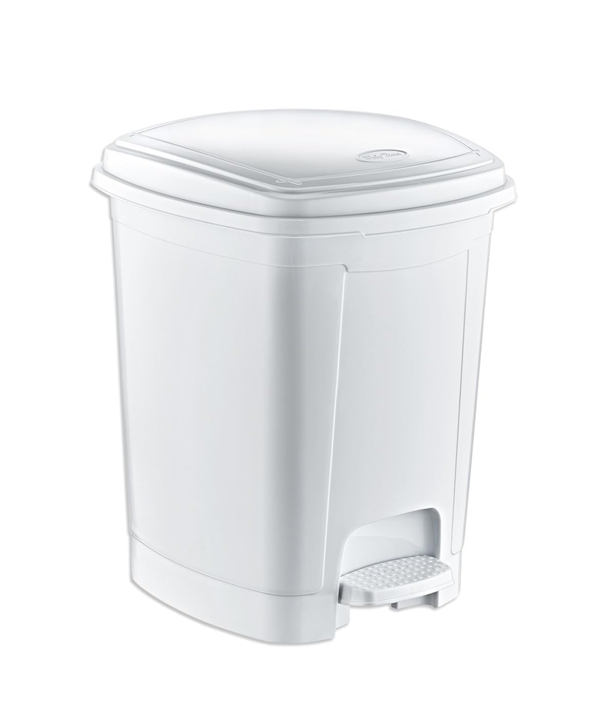 BH | Pedal Bin | 12 Litres | White | Pack of 1 | Foot Pedal Dustbin | Trash Can Waste | Rubbish with Lids Used for Home Office, Hospitals Garbage management, Bathroom or Outdoor - By BEST HOUSE — image 1