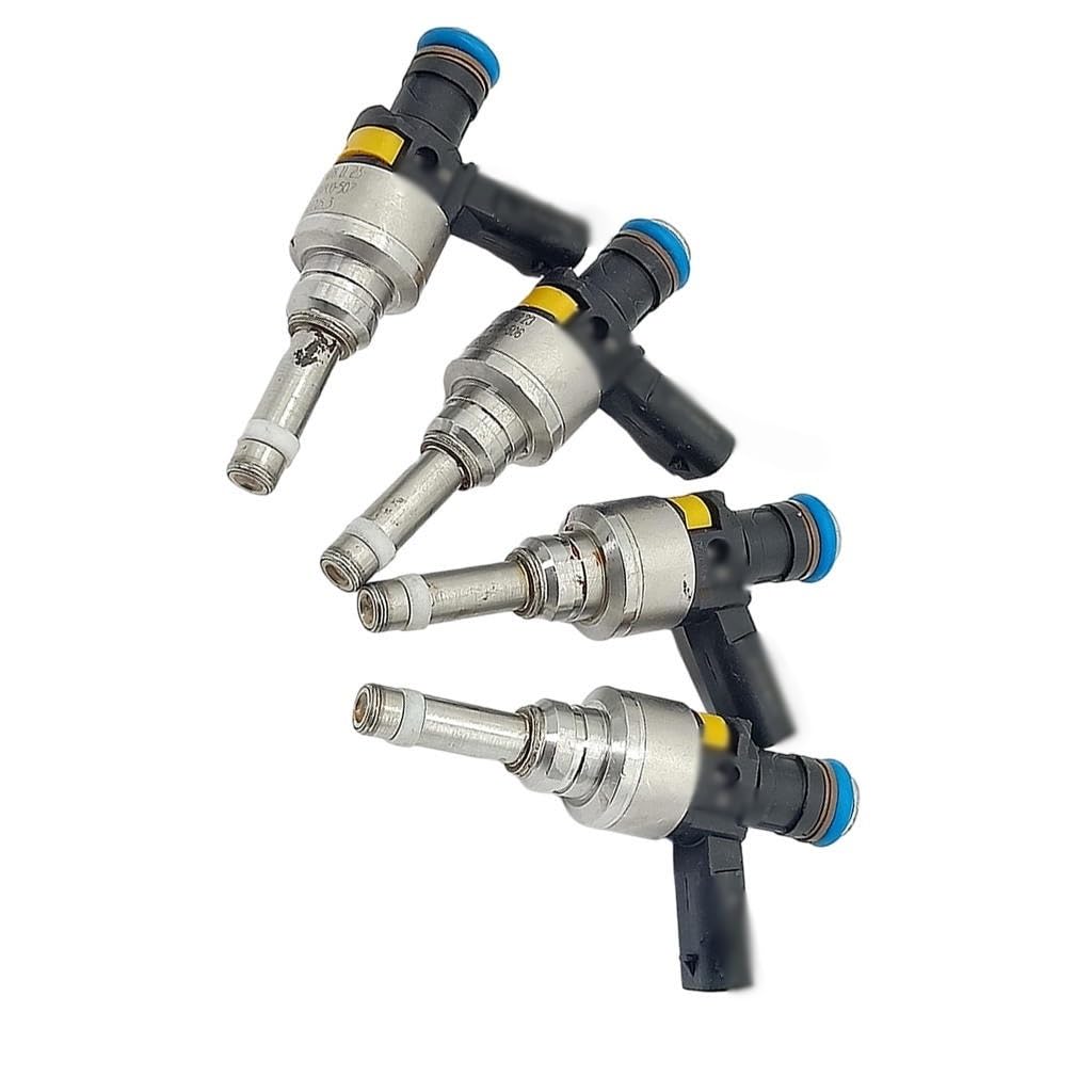 Injecteurs De Carburant Lot De 4 Injecteurs De Carburant Adaptés Pour Mercedes SLK250 12-2015 Matériel De Moulage Noir Pièces Automobiles Remplacement 2710781123 Voiture Buses