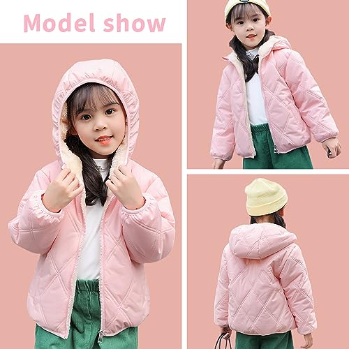 Happy Cherry Boys Girls Puff Jacket Hoodie Coat Windproof Winter Outerwear Lightweight Down Jacket2