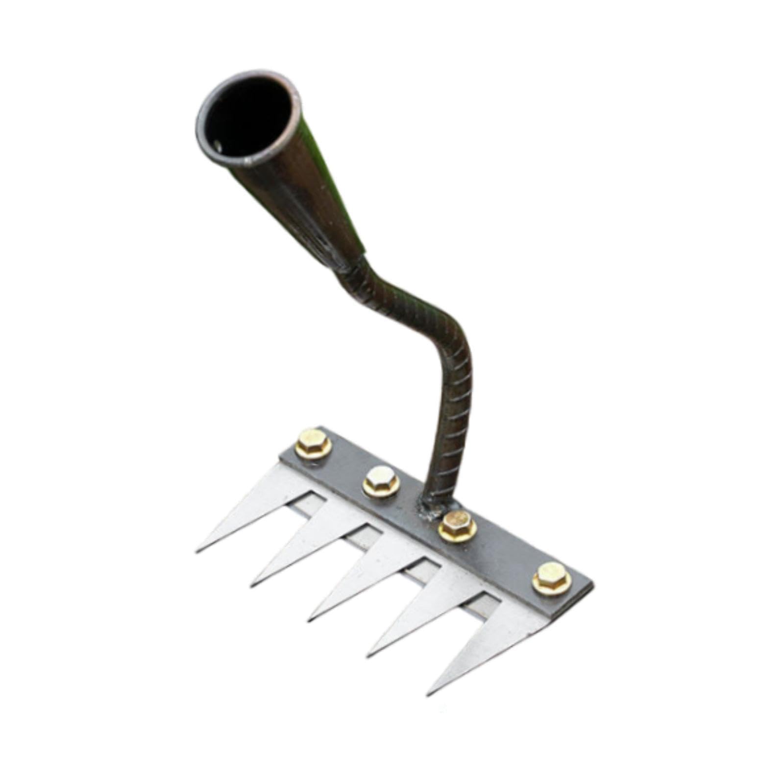 TRENDYNEST® Garden Rake Agricultural Ergonomic Handle Remover for Yard Gardening Weeding 5 Tines | Home & Garden | Yard, Garden & Outdoor Living | Gardening Supplies | Garden Tools & Equipment | Rakes-image-20