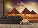 Fotomural Vinilo para Pared Pirámides Egipto | Fotomural para Paredes | Mural | Vinilo Decorativo | Varias Medidas 200 x 150 cm | Decoración comedores, Salones, Habitaciones.