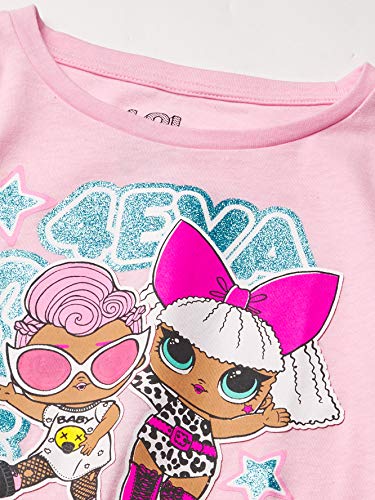 L.O.L. Surprise! Girls 2-Piece Short Sleeve Tee & Long Sleeve T-Shirt Bundle Set - Girls Sizes 4-163