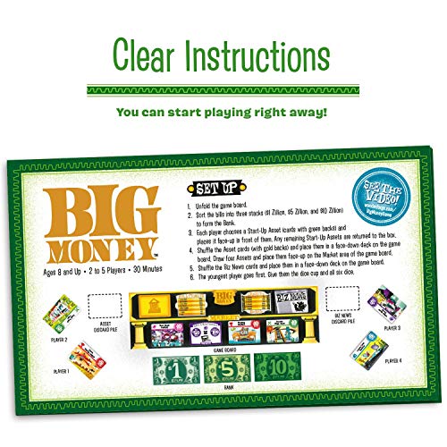 Wonder Forge Big Money Game for Families & Kids 8 & Up - Perfect for Groups & Game Nights, Green - Image 5