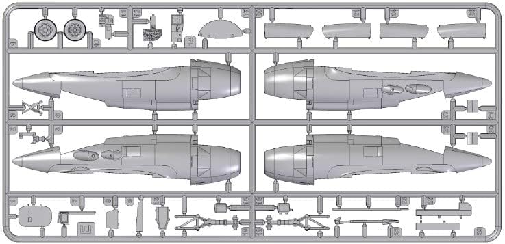 Miniatura 9 de Roden 063 - 1/72 - North American AJ-1 Savage, kit de modelo de plástico a escala