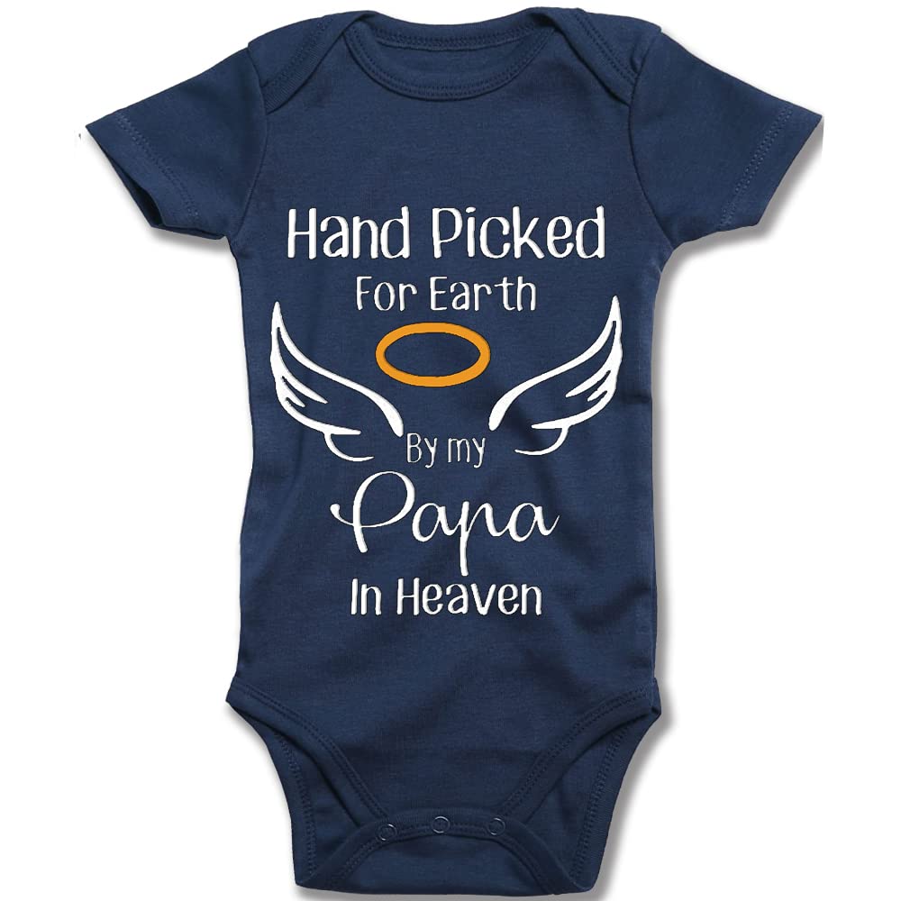 YCICIVDeeYCICIVDee Hand Picked for Earth -Family Unisex-baby Bodysuit Blue Short Sleeve0-24 Months Newborn Gift