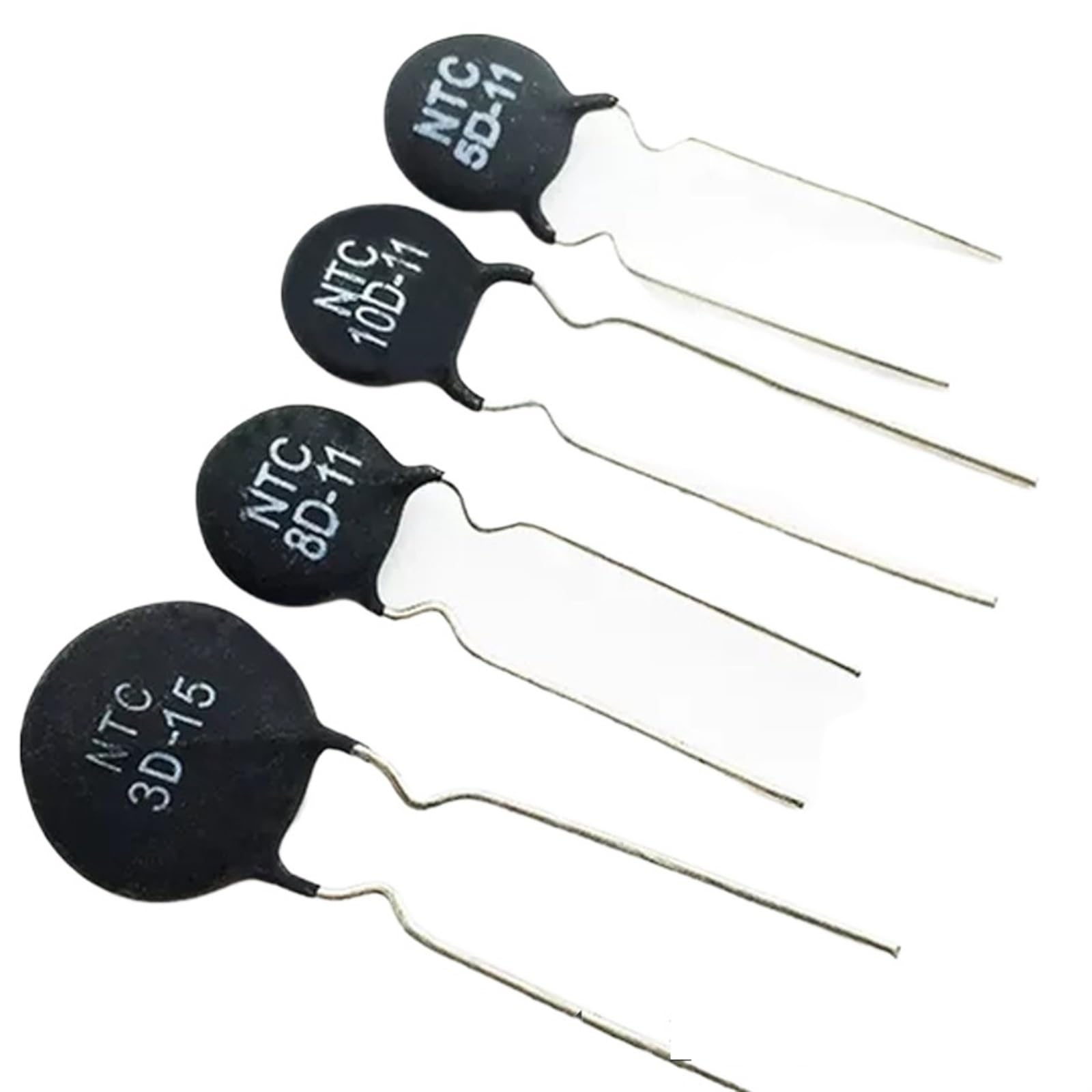 Résistance de thermistance NTC 2,5D 3D 5D 8D 10D 20D 33D 47D Coefficient de température négatif 2,5D-20 5D-9 8D-15 D-11 33D-7 47D-15 (Size : 2Pcs 2.5D-20)