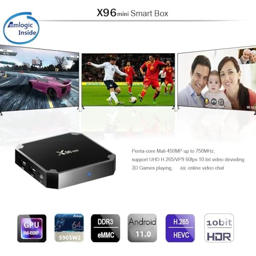 X96 Mini gb TV-box Streaming Android 11 Best Chip Amlogic S905W2 4K - Afbeelding 6