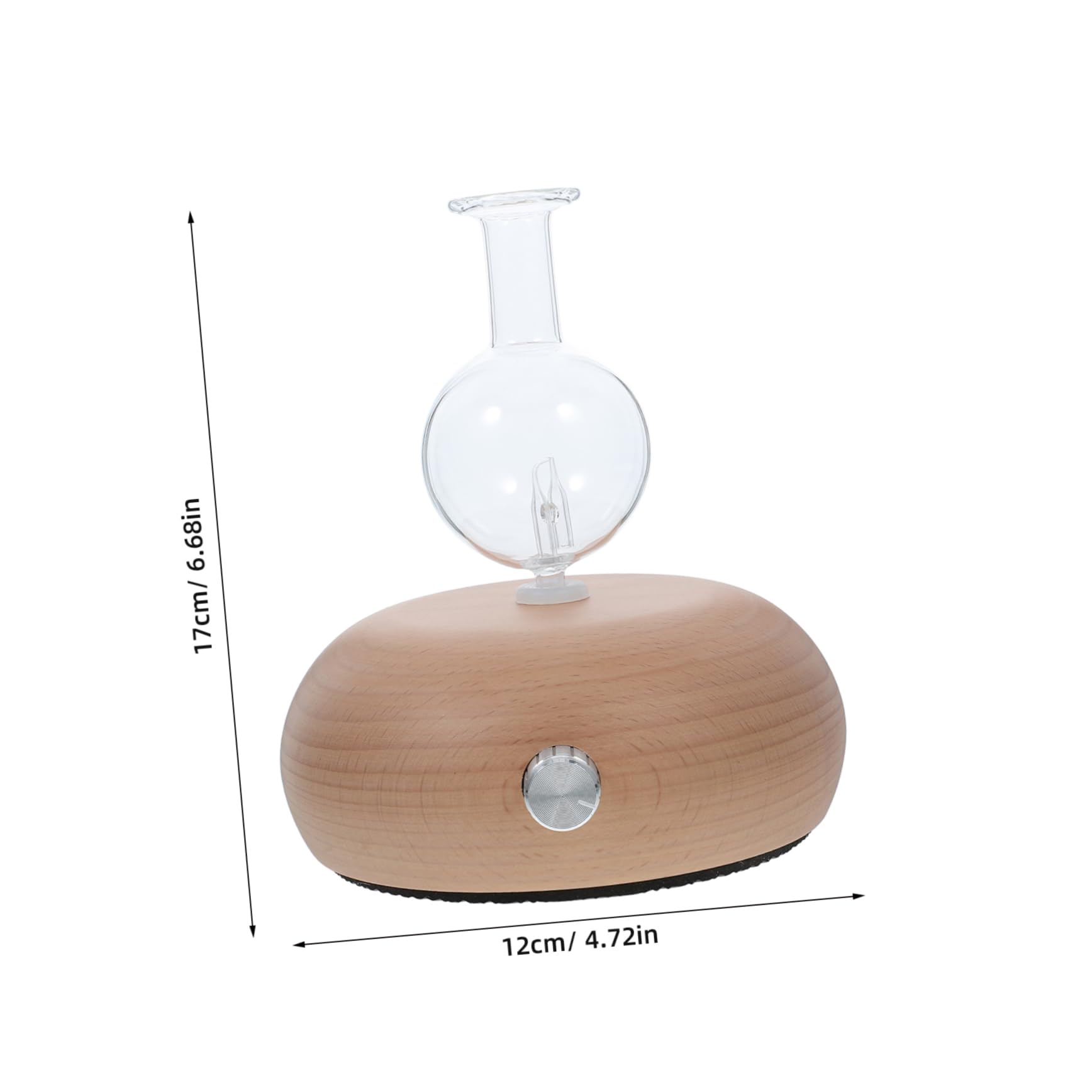 Diffusore Aroma per Oli Essenziali in Vetro e Legno 1pezzo