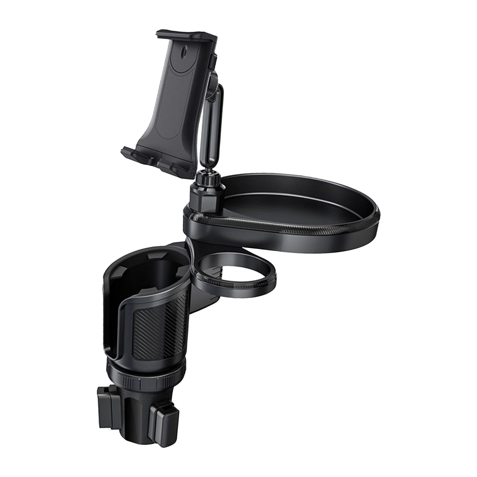 JicSuXi Car Phone Holder Food Table Tray Gadget Detachable Drink Holder Extender Car Cup Holder Expander for Coffee Cups