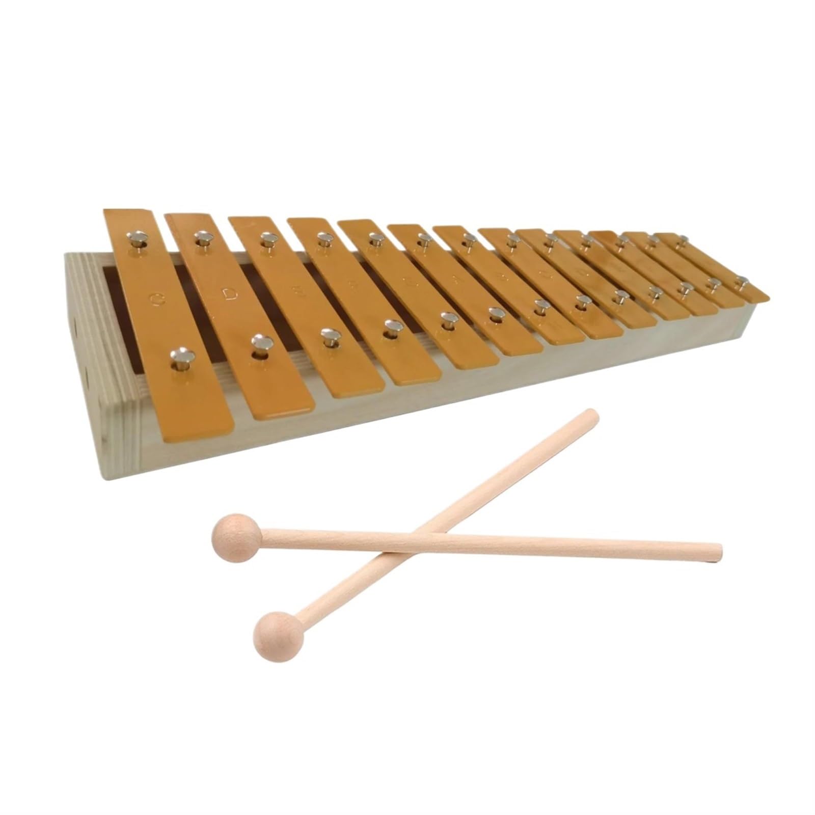 Xilofono Professionale Professionale Per Principianti 13 Note Glockenspiel Classico Colore Legno Xilofono Tasti In Metallo