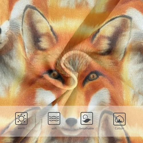 Fancy Girls Underwear Toddlers 2t Cotton Panties for Girl Cute Fox Orange Briefs Undies Kids3