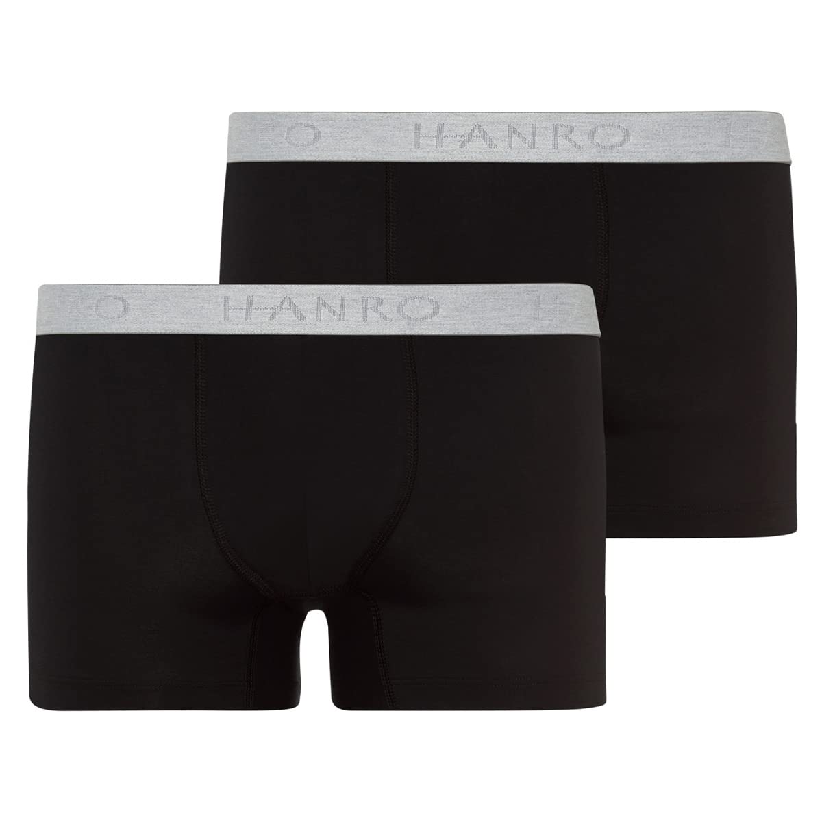 HANRO Mens Cotton Essentials 2-Pack Boxer Brief
