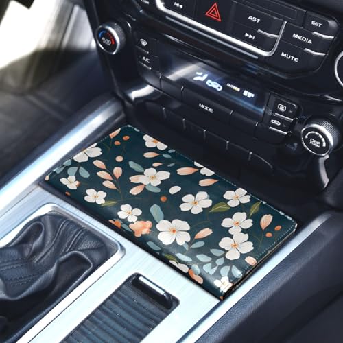 Organizador De Auto Piel Floral miniatura 4