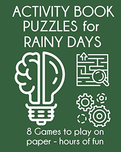 Activity Book Puzzles for Rainy Days: 8 Games to Play on Paper - Hours of Fun image 3