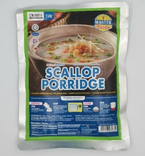MASTER PASTO Scallop Porridge Value Pack 240g Made with