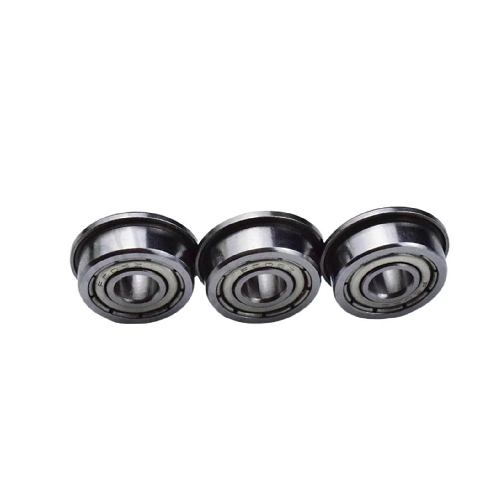 Uszczelka bimetaliczna Tarcza Mikro łożysko zwykłe 10 szt. F605ZZ 5 * 14 * 5 mm ABEC-5 Łożyska kołnierzowe Łożysko ze stali chromowanej