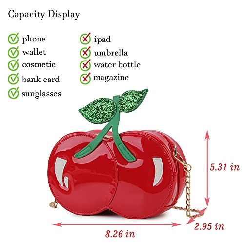 Fun Shape Purse for Women Novelty Handbags Unique Chain Crossbody Bag for Teens with Adjustable Shoulder Strap4