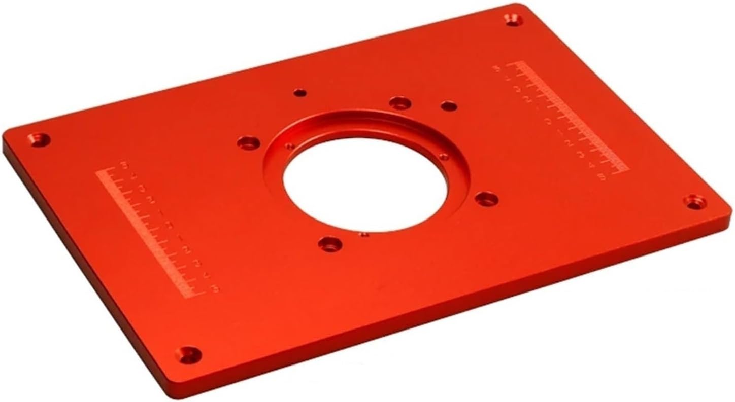 NURII Router Table Insert Plate, Rings and Router Template