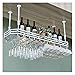 Produktbild MIJOAS Deckenhängendes Weinregal mit Glashalter, Regal für Haushaltsbecher, europäische kreative Dekoration, Weinglas-Aufhänger, Weinglasregal, Umgedrehtes Bar-Weinregal (weiß 80 x 35 cm) Vision