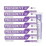 president kit 6 dentifricio defense antiplacca, antibatterico, antialitosi. ideale per contrstare l'alito cattivo e come mantenimento dopo trattamenti d’urto alla clorexidina. rda 30. 6x75 ml