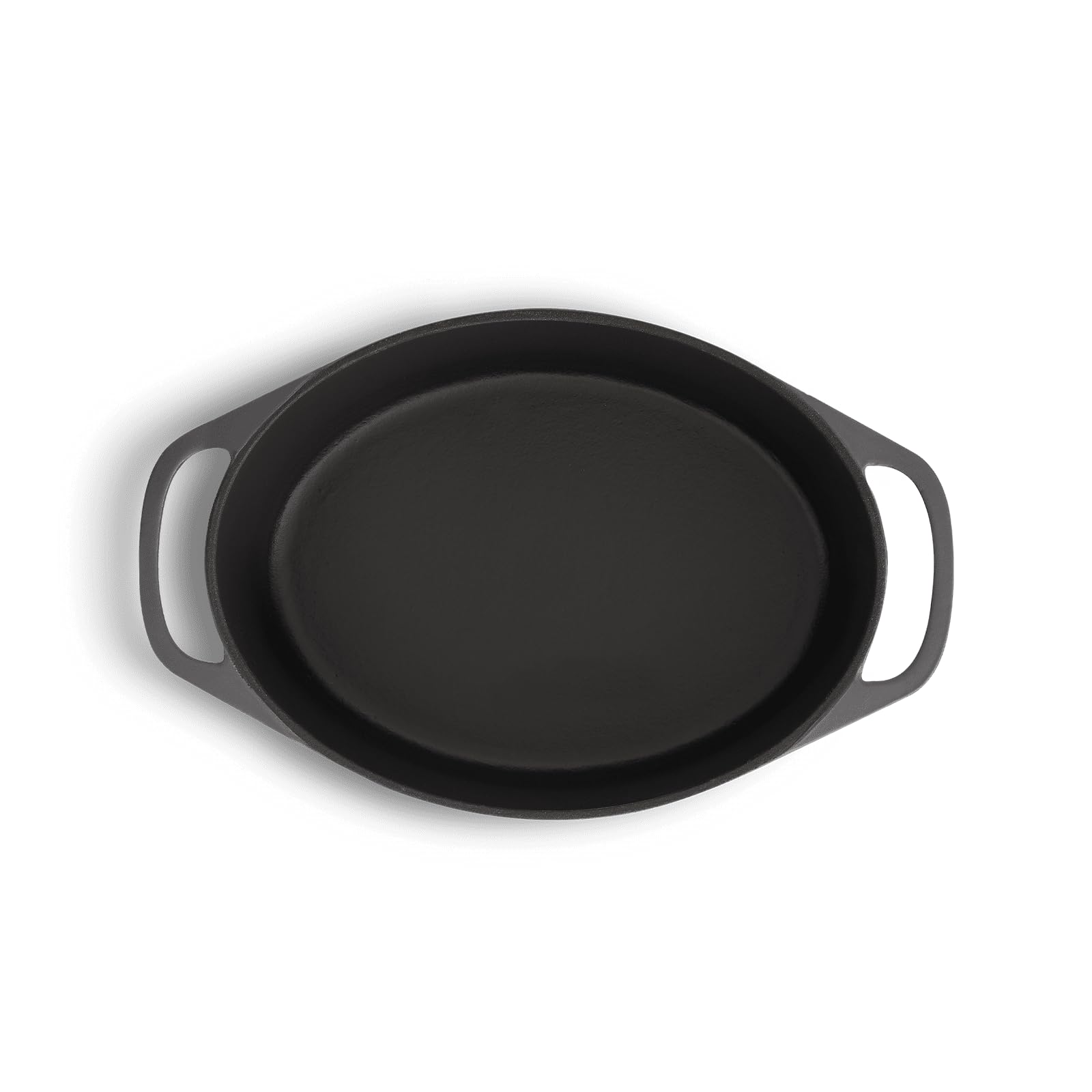 SPRINGLANE Cocotte mit Deckel, Grau, oval, 33 cm, 6,5 L, Gusseisen Bräter, Schmortopf Induktion…