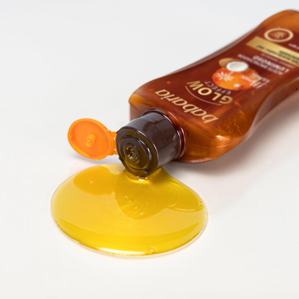 Babaria - Olio Luminoso Solare Formato Viaggio | Acceleratore Abbronzatura | Idratante e Nutritivo | Vegano | 100 ml