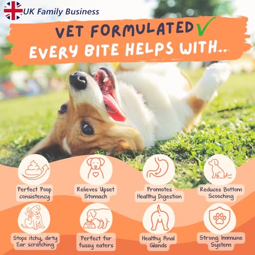 Leo's (120chews) Probiotic for Dogs chews | Natural Dog Probiotic Supplements | Pro Biotics for Gut Health Dog | Pre Pro and Post Biotic dog treats | Gut Health, Anal Glands, Grass-Eating, Itchy Ears - Image 3