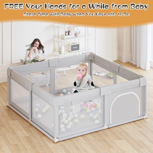Hiaksedt SAMPLE_SKU_16218 Baby Playpen 50X50 Inch, Play Pens For Babies And Toddlers Baby Fence Baby Play Yards thumb #1