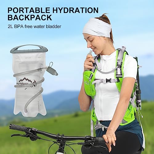 Ix Inoxto Hydration Pack,20L Hydration Backpack, Hiking Internal Frame Backpacks With 2L Hydration Water Bladder And Rain Cover thumb #4