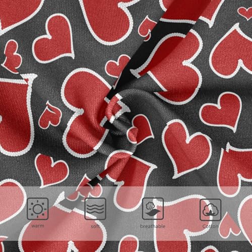 Little Girls' Soft Cotton Underwear Kids Breathable Comfort Valentines Heart Panties Briefs Toddler3