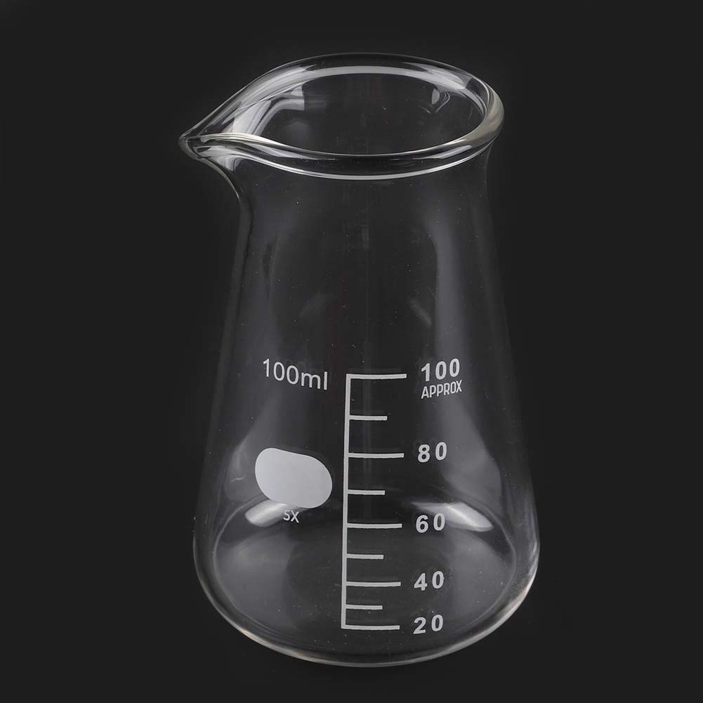 Brocche dosatrici in vetro da 100 ml, brocca per caffè resistente al calore, brocca per schiumare il latte, misurini per caffè latte, per caffè espresso, latte, acqua
