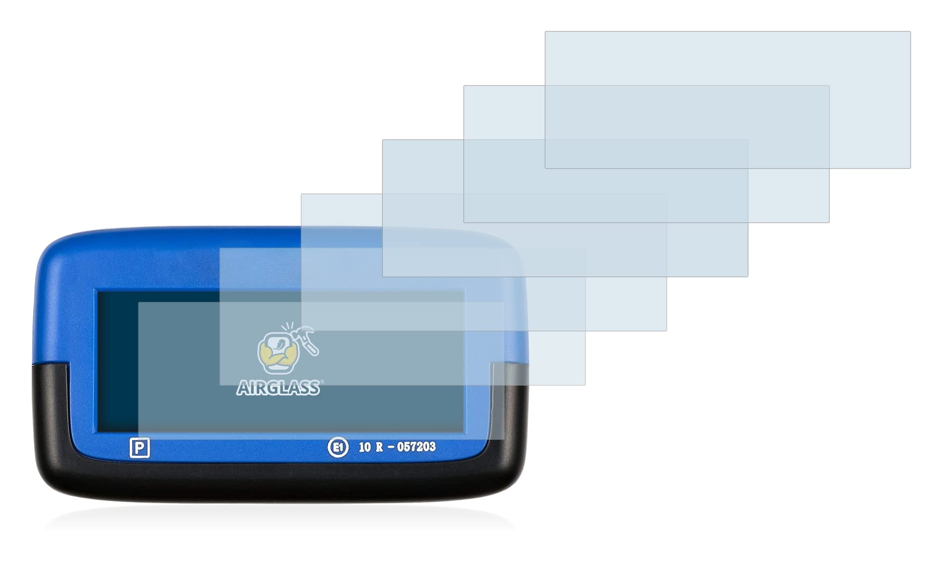 brotect Glass Screen Protector Film compatible with Needit Park Micro (6 Pack) - Glass-Foil 9H Protection [Scratch Resistant, High Clarity]