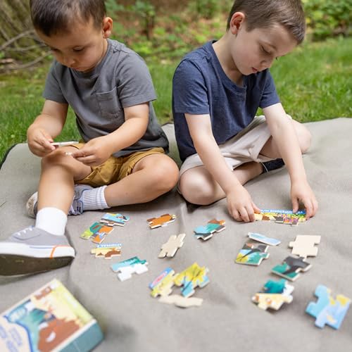 Melissa & Doug National Parks Yellowstone & Grand Canyon 24pc Jigsaw Puzzle Bundle for Boys and Girls Ages 3+ - image 8