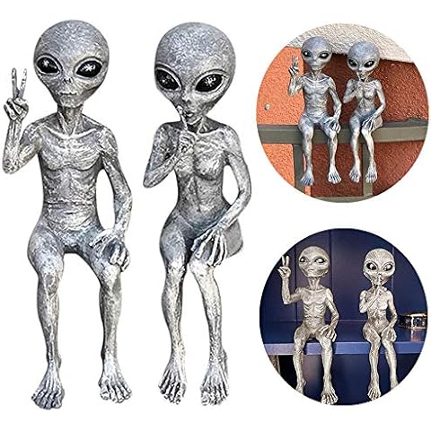 AIITLLYNA Unique Alien Garden Statues Cover