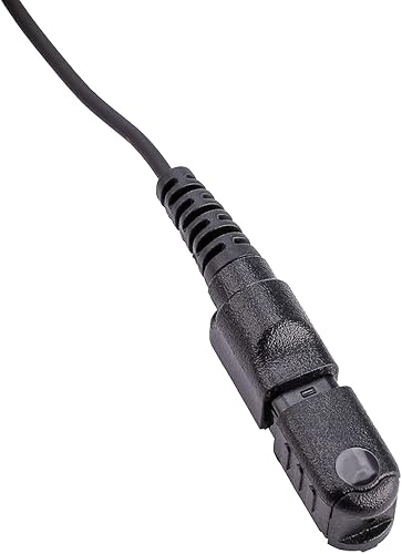 Miniatura 6 de POFENAL XPR 3500e XPR3300e Auricular extensible de un solo cable Walkie Talkie compatible con XPR3500 XPR3300 con micrófono PTT en forma de G