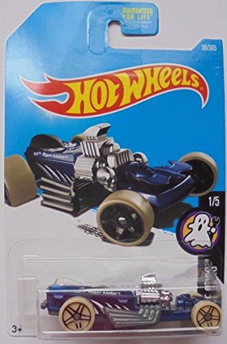 Image of Hot Wheels 2017 Hot Wheels Fright Cars 1 /5 Rigor Motor 59 /365 Blue Rare