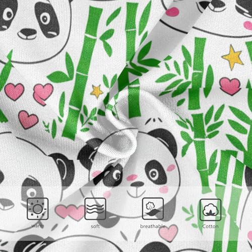 Cute Panda White Girl Panties Cute Girls Underwear Toddler Cotton Fancy Briefs Undies Kids 2t3