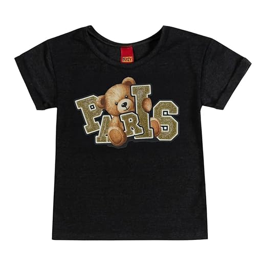 Blusa Verão Infantil Menina 100% Algodão Kyly Tam 4 a 8