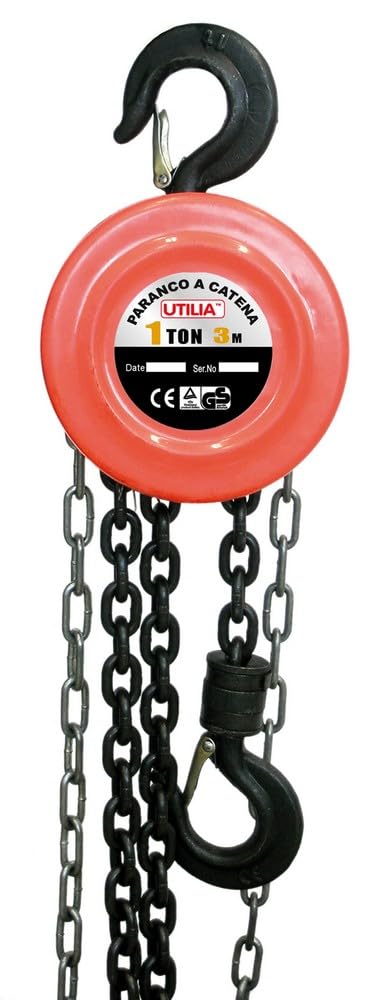 1PEZZO PARANCO A CATENA Portata 1000 Kg catena mt.3