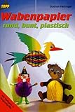  Wabenpapier, rund, bunt, plastisch