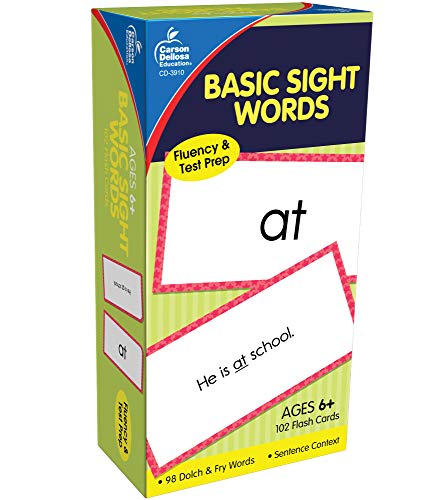 image for Carson Dellosa Education Carson Dellosa 102 Basic Sight Words Flash Ca