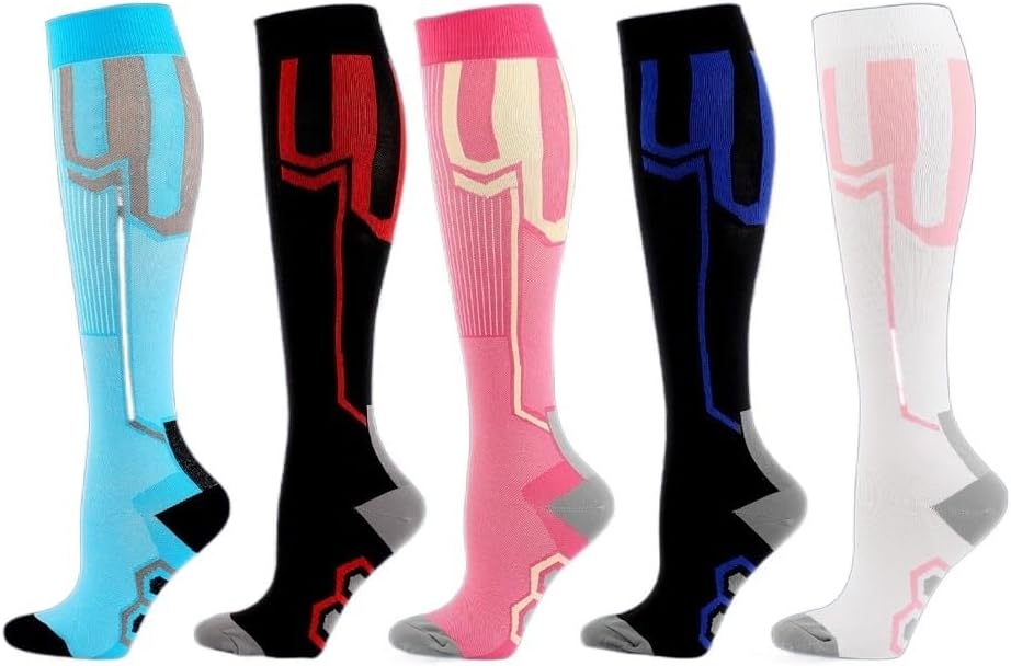 Breathable Stretch Stockings Sports Compression Socks Pressure Cycling