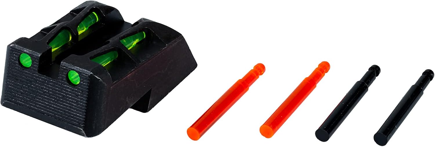 HIVIZ LTWV REAR SA 1911 GRN/RD/BLK