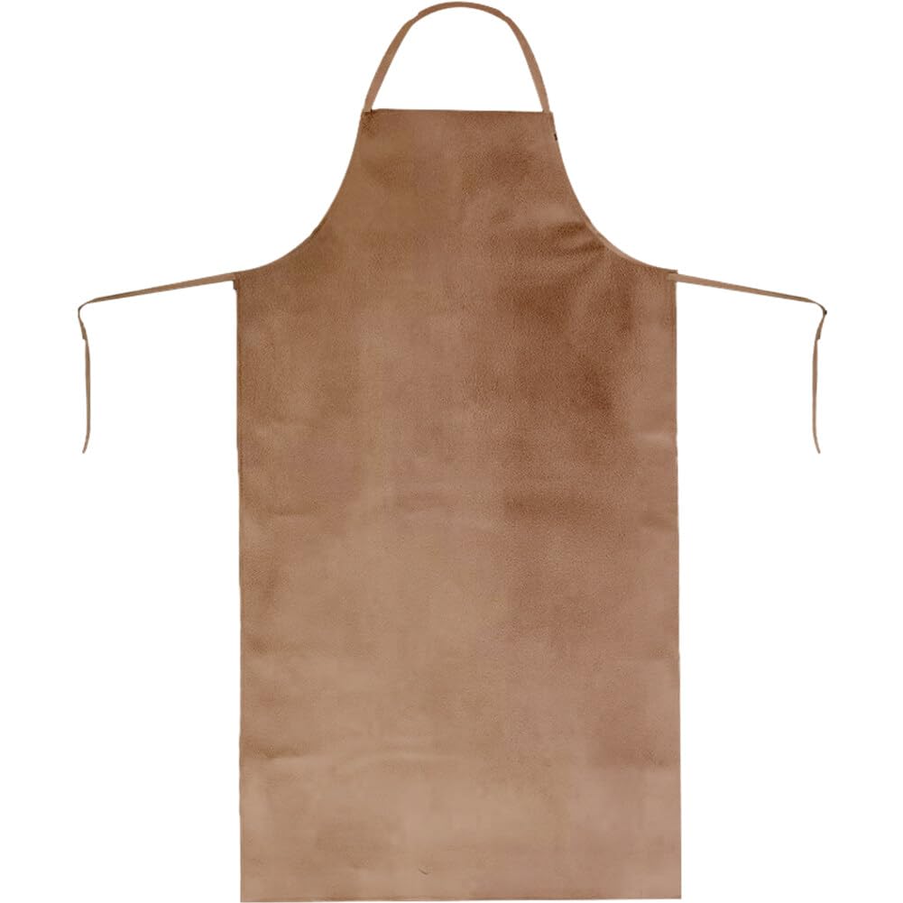 Waterproof Rubber Vinyl Apron 40" Heavy Duty Chemical Work Apron Durable with Adjustable Bib Apron for Dishwashing