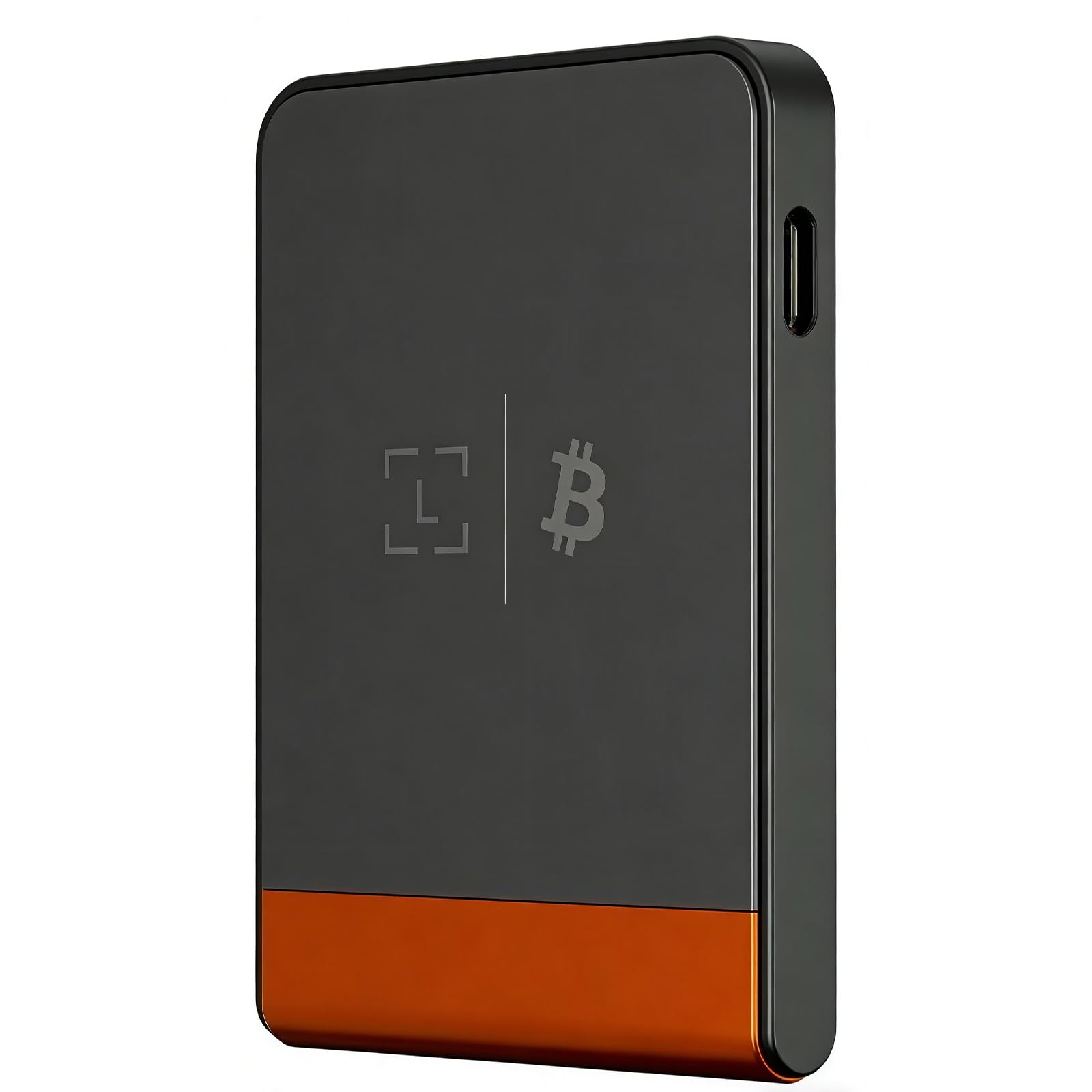 Flex Crypto Wallet Secure Chip Bluetooth Recovery Service Bitcoin Ethereum 15000 Assets Orange