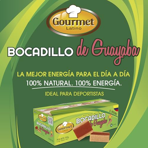 Pack de 36 Bocadillos de Guayaba - 950 g - Sabor Dulce - Alto Contenido en Vitamina C - Aporta una Dosis Extra de Energía - Propiedades Digestivas - Ideal para Deportistas - Gourmet Latino - imagen 7