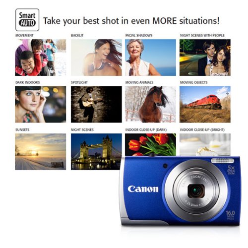 Buy Canon PowerShot A2600 is 16MP Point-and-Shoot Digital Camera