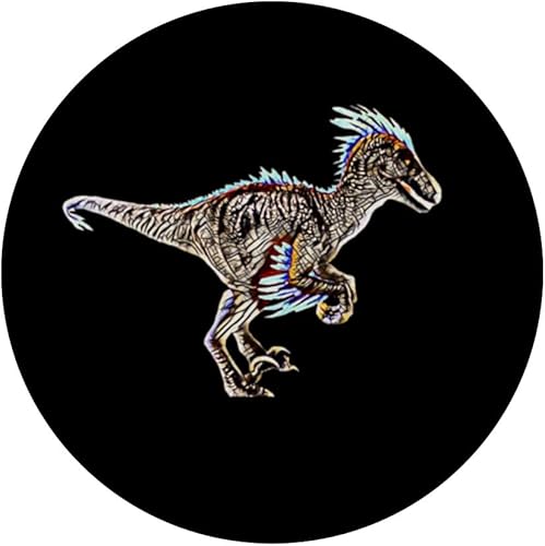 Miniatura 3 de Velociraptor Raptor Dinosaur PopSockets Standard PopGrip
